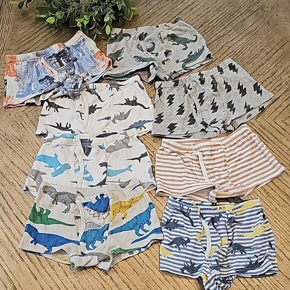 Other - Boys cotton underwear bundle size 5-6 includes 8 pairs